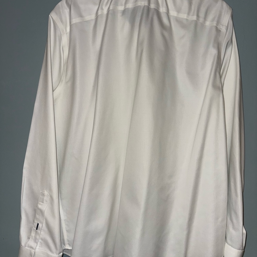 Men’s UNTUCKit White Long Sleeve Button Wrinkle Free Dress Shirt XL - Picture 5 of 7